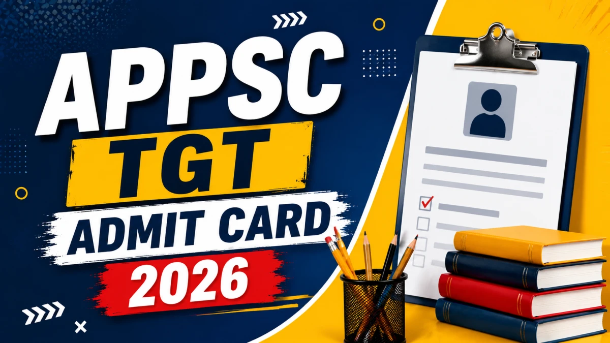 APPSC TGT Admit Card 2026 Out – Download Link