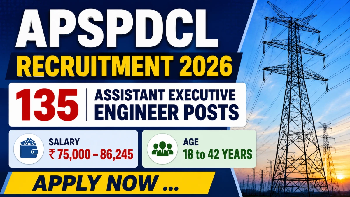 APSPDCL AEE Recruitment 2026 Notification Out