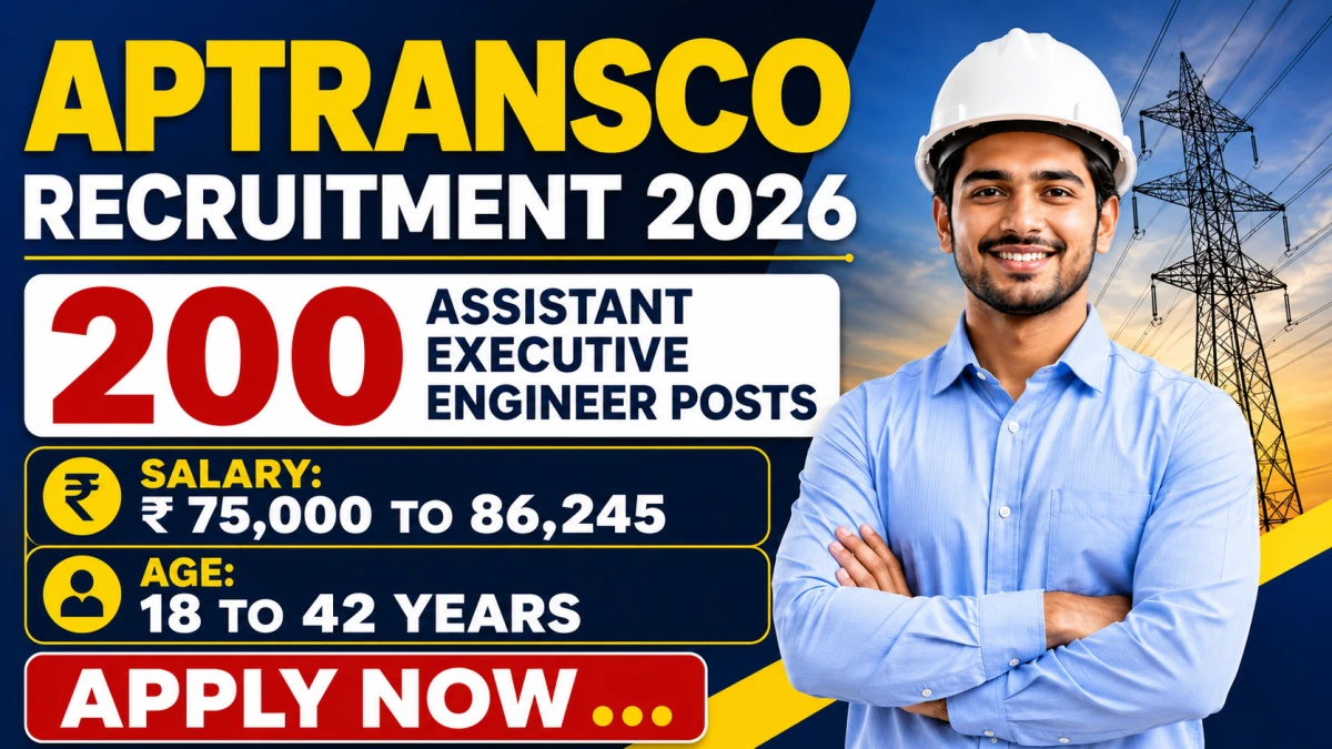 APTRANSCO AEE Recruitment 2026 Notification Out