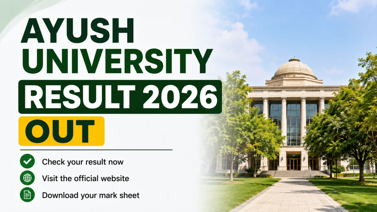 Ayush University Result 2026 Out