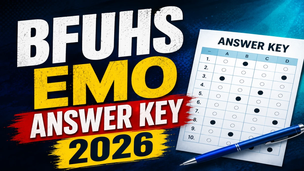 BFUHS EMO Answer Key 2026 Out