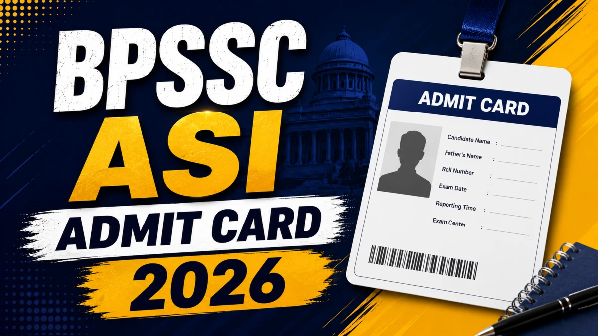 Bihar Police ASI Admit Card 2026