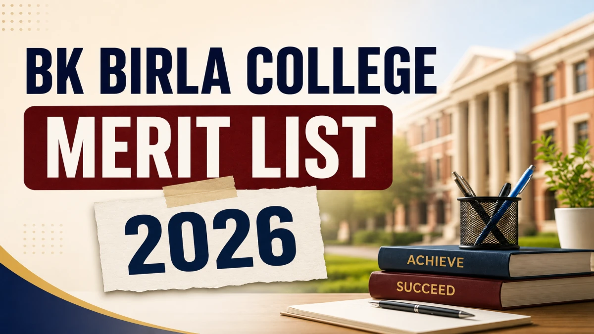 BK Birla College Merit List 2026