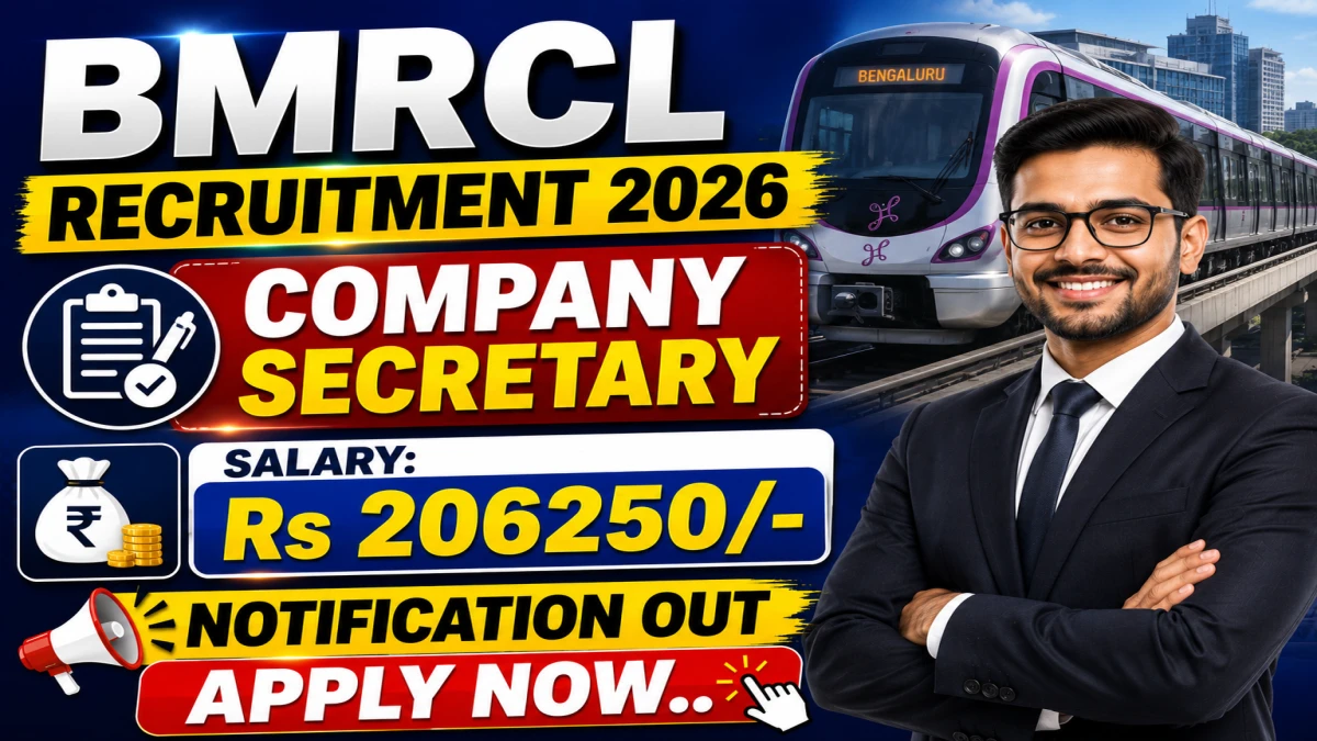 BMRCL Company Secretary Recruitment 2026