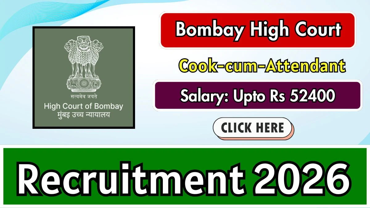 Bombay High Court Cook-cum-Attendant Recruitment 2026