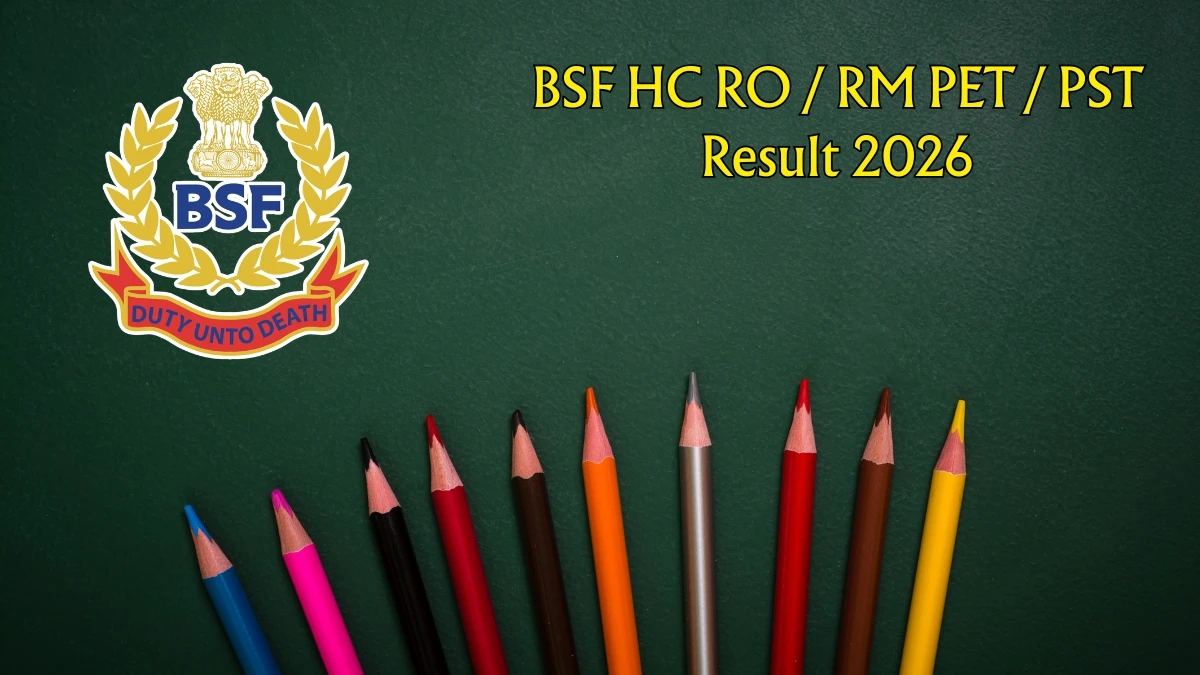 BSF HC RO RM PET PST Result 2026 – Direct Download Merit List & Cut Off Marks