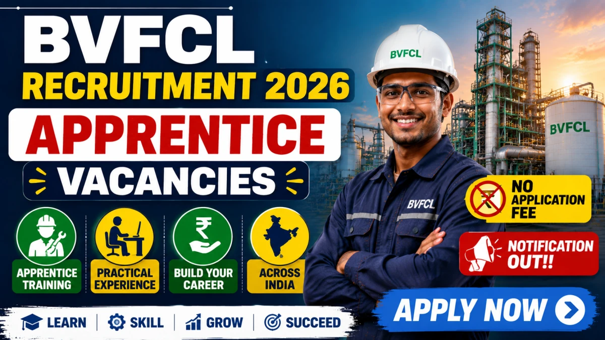 BVFCL Apprentice Recruitment 2026 – Apply Online for 38 Posts