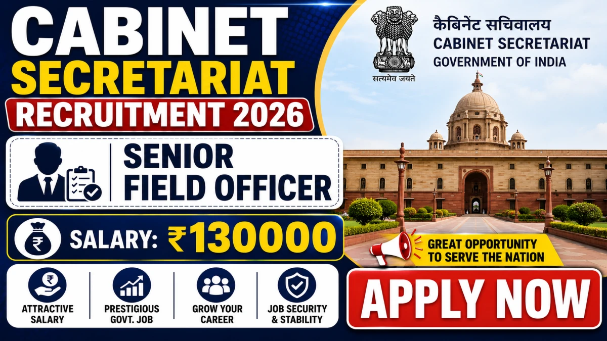 Cabinet Secretariat Senior Field Officer Recruitment 2026