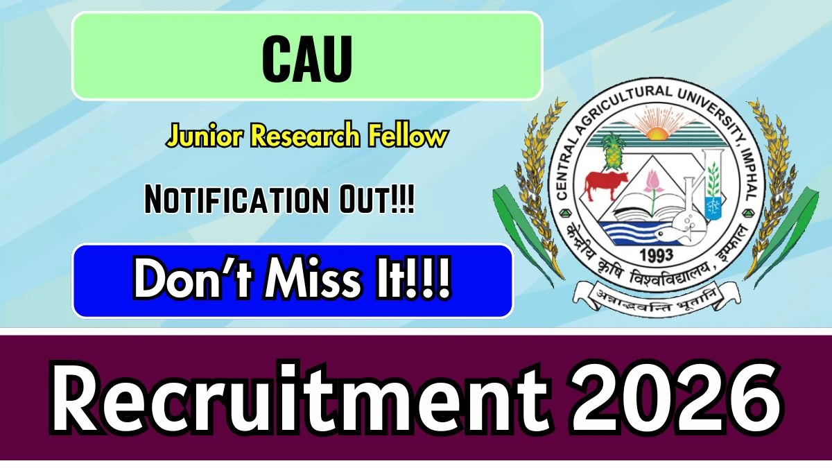 CAU Junior Research Fellow Recruitment 2026