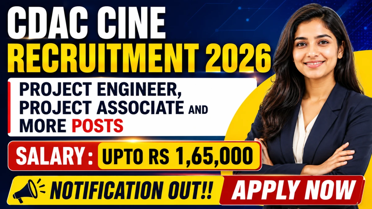 CDAC Recruitment 2026 – Apply Online for 21 Project Engineer, Project Associate and More Posts