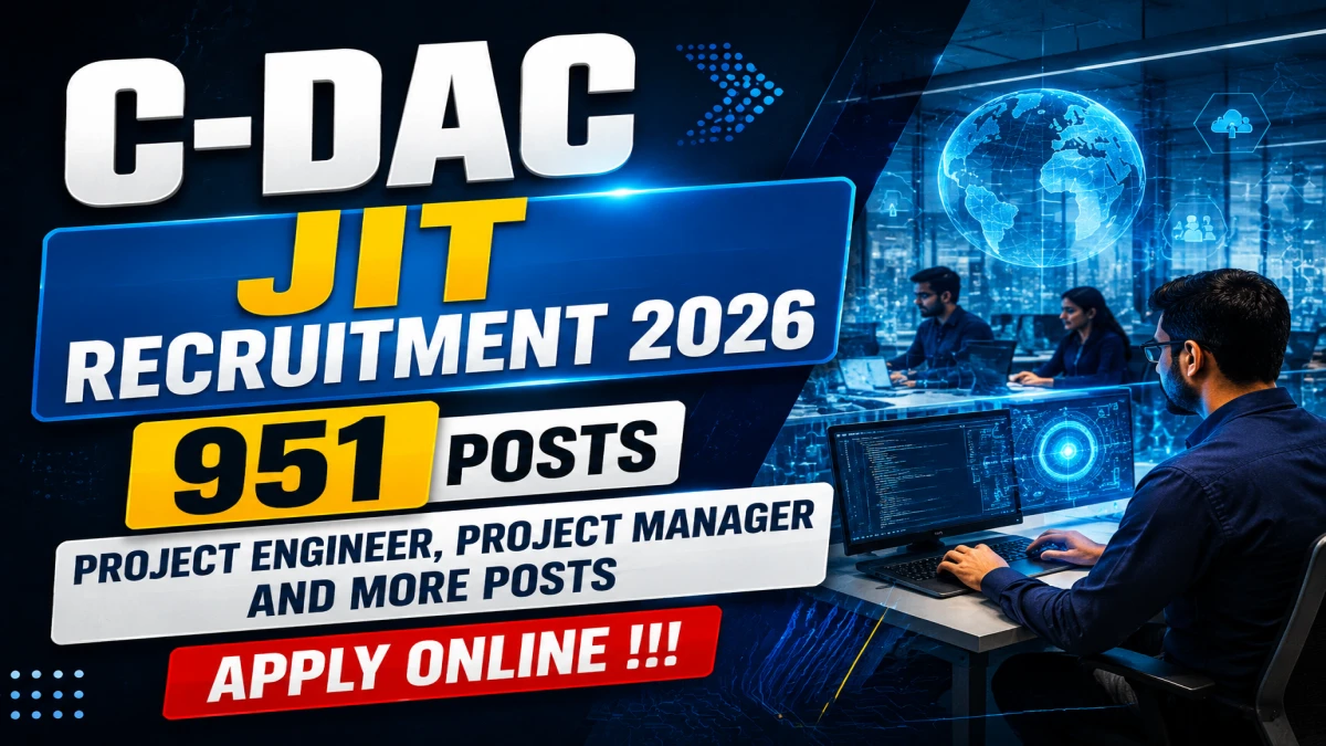 CDAC Recruitment 2026 – Apply Online for 951 Posts Project Engineer, Manager & More