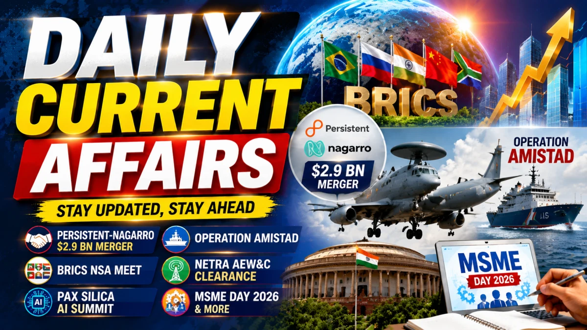 Daily Current Affairs – 27 June 2026