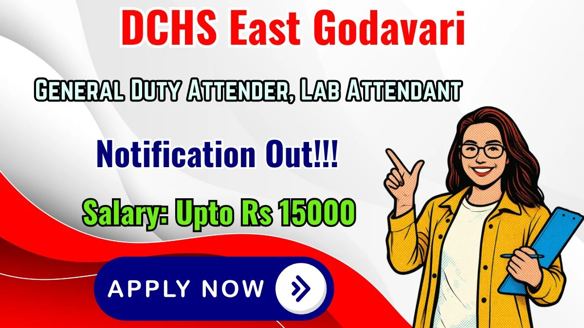 DCHS East Godavari Recruitment 2026