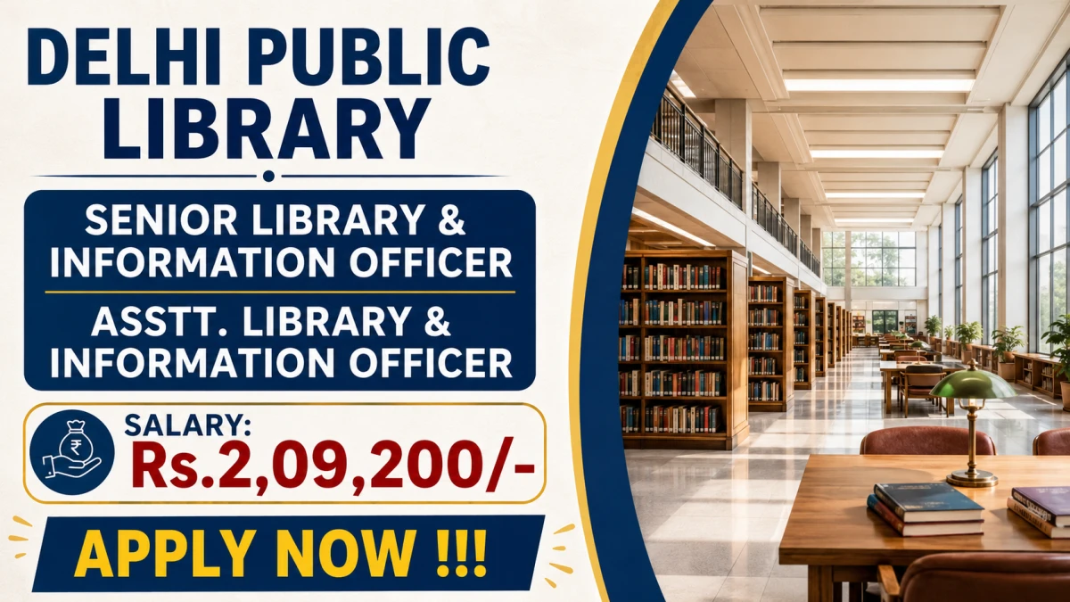 Delhi Public Library Recruitment 2026