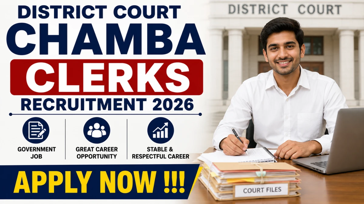District Court Chamba Clerks Recruitment 2026
