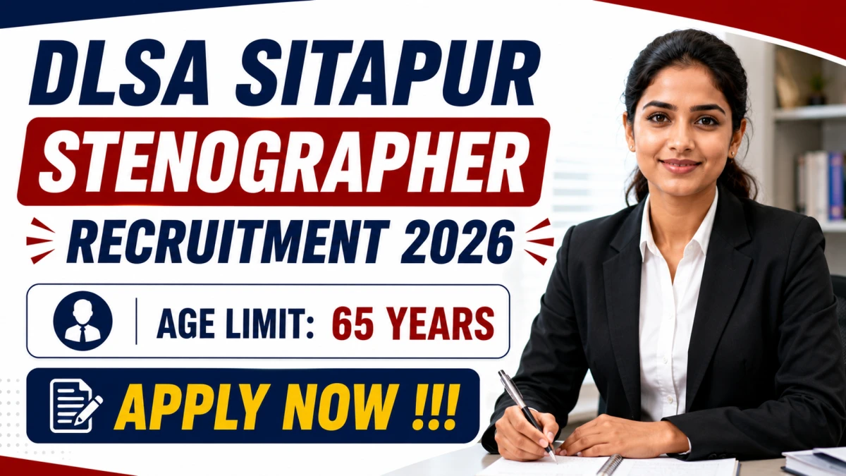 DLSA Sitapur Stenographer Recruitment 2026