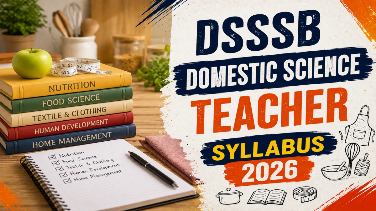 DSSSB Domestic Science Teacher Syllabus 2026