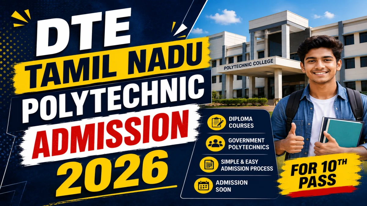 TN Polytechnic Admission 2026 Apply Online