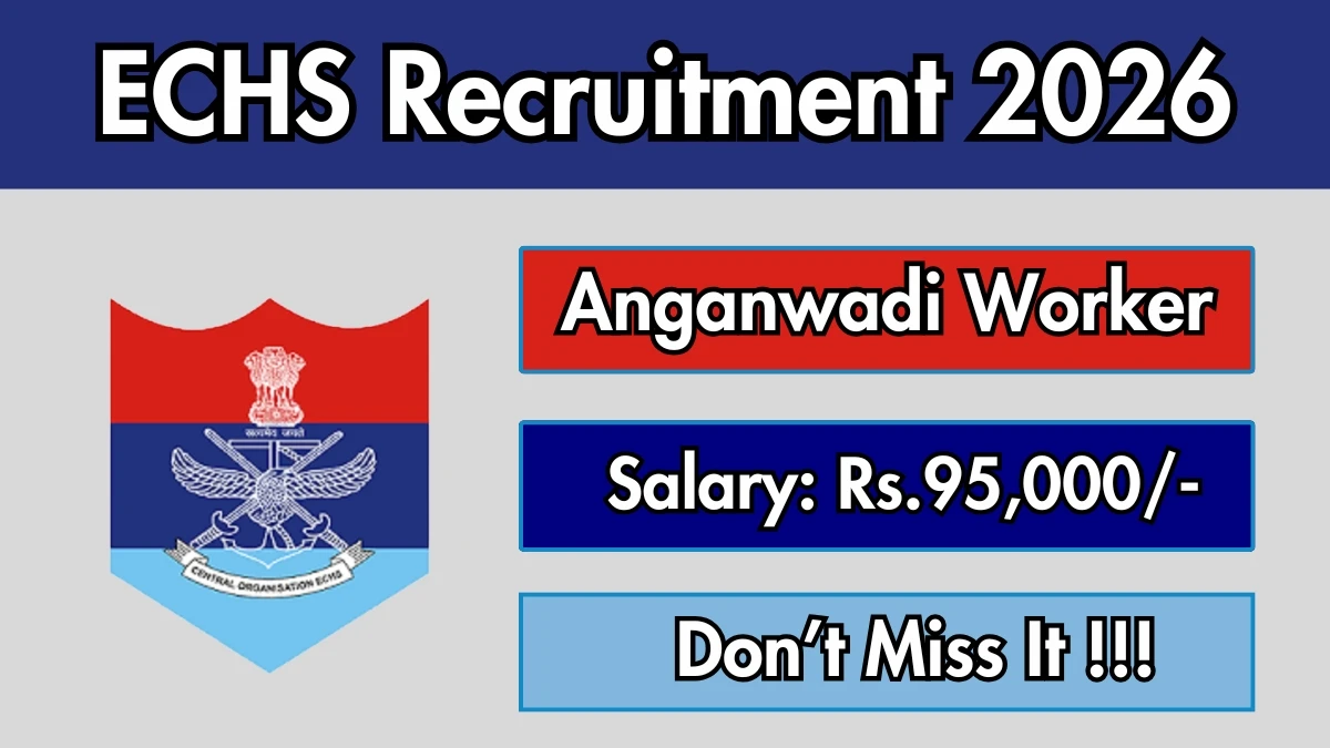 ECHS Medical Officer Recruitment 2026