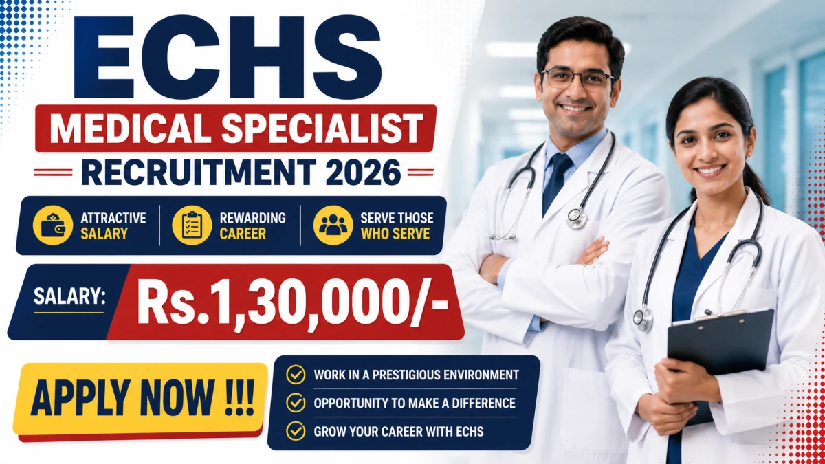 ECHS Medical Specialist Recruitment 2026