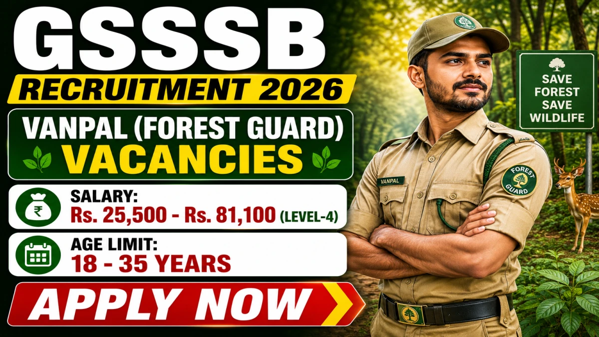 GSSSB Forest Guard Recruitment 2026