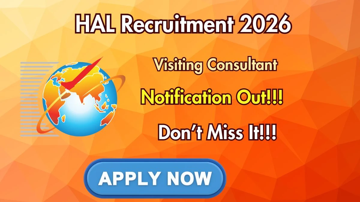 HAL Visiting Consultant Recruitment 2026