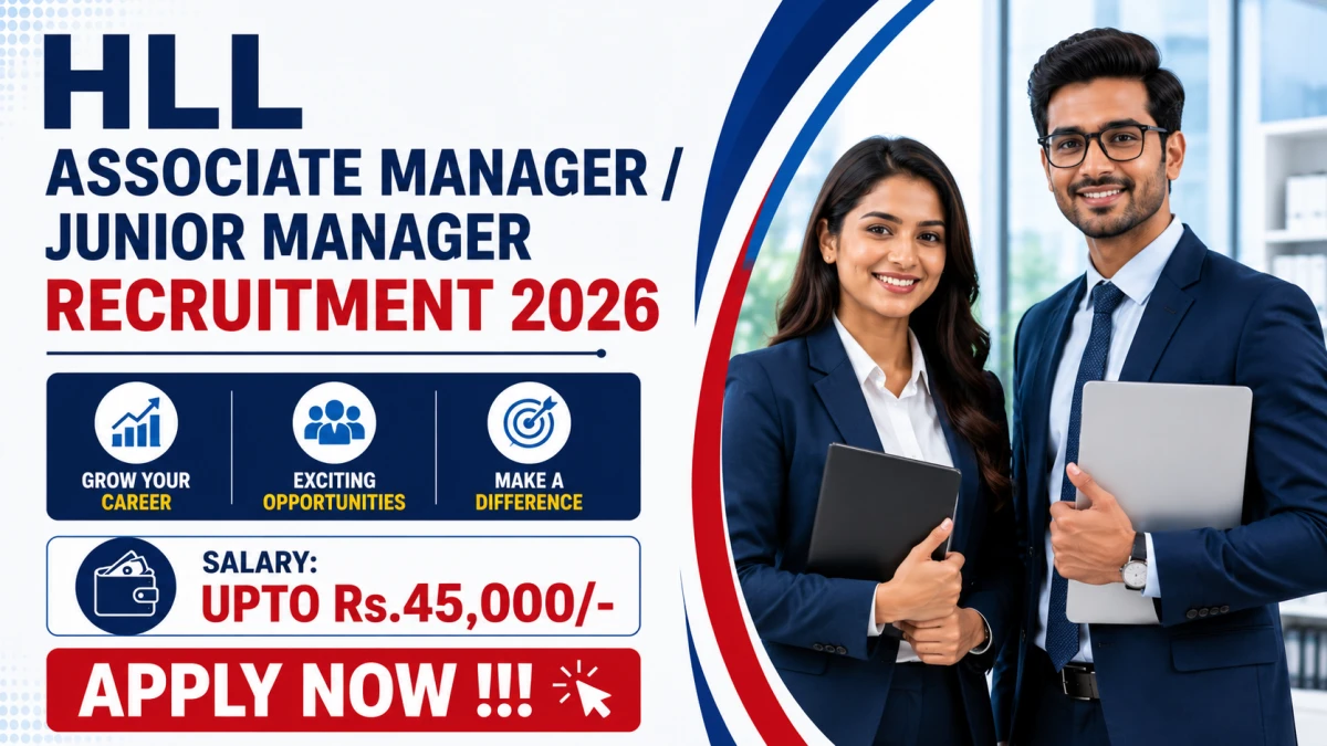 HLL Associate Manager / Junior Manager Recruitment 2026