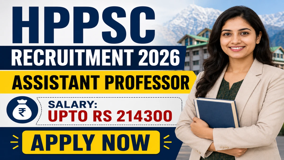 HPPSC Assistant Professor Recruitment 2026