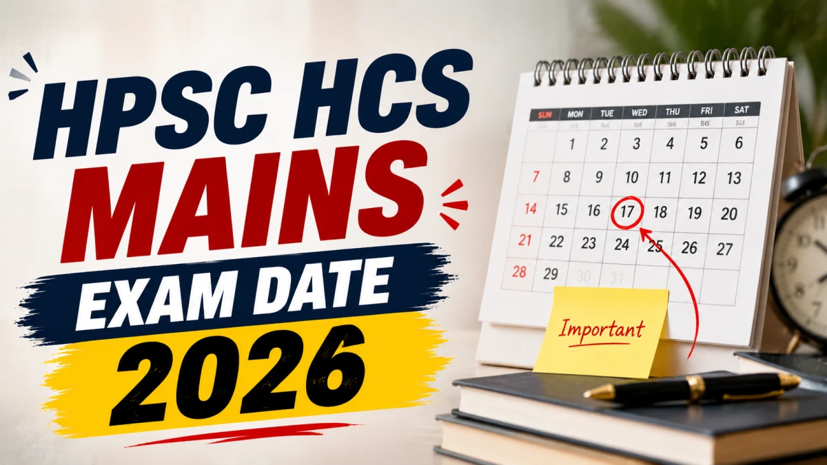HPSC HCS Mains Exam Date 2026
