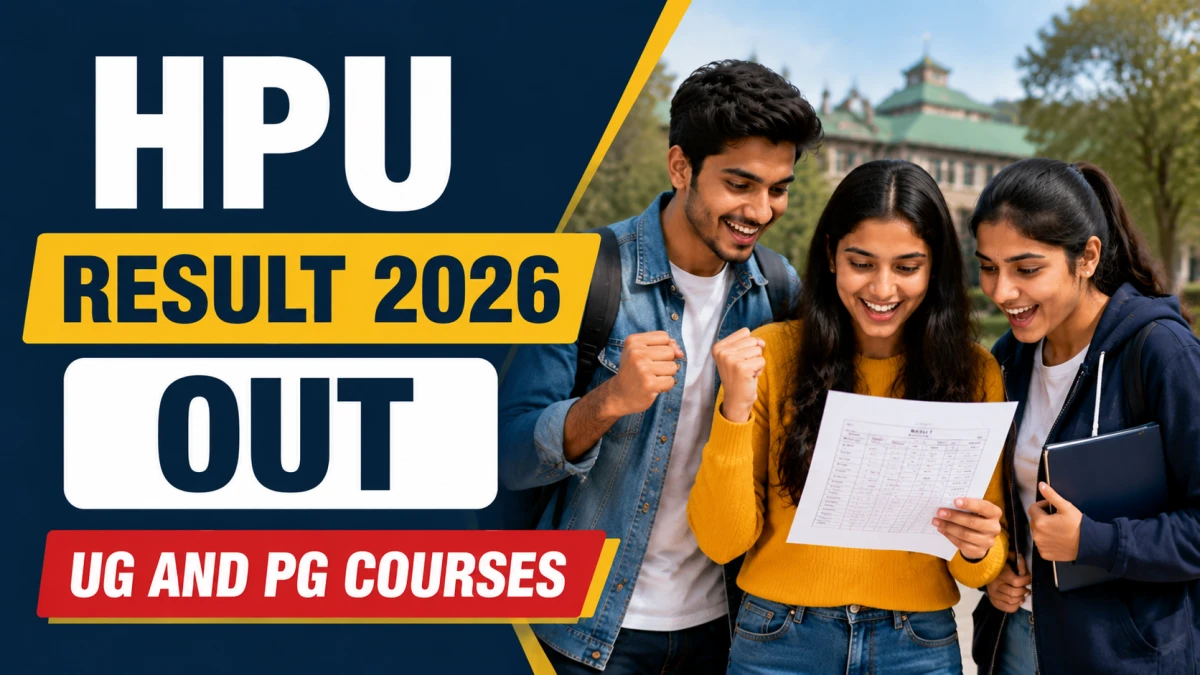 HPU Result 2026 Out – Download UG & PG Marksheet PDF at hpuniv.ac.in