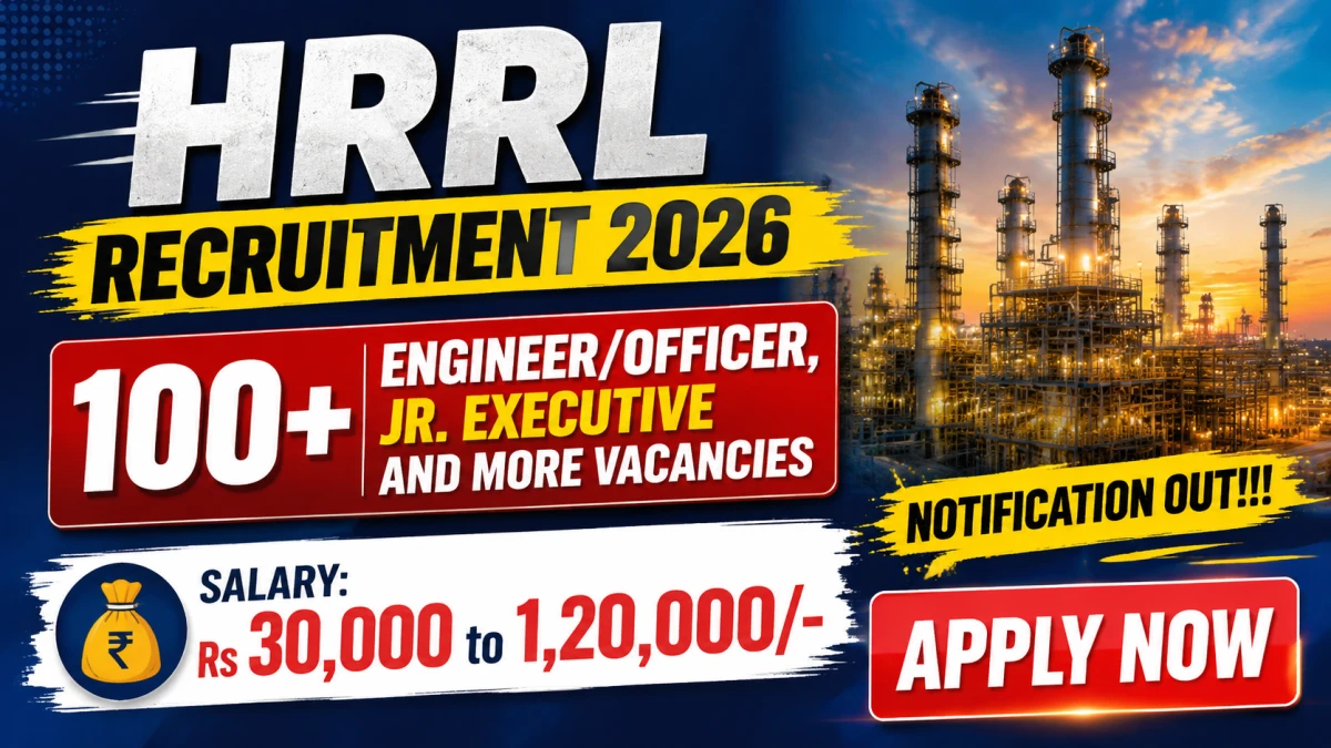 HRRL Recruitment 2026 Notification Out