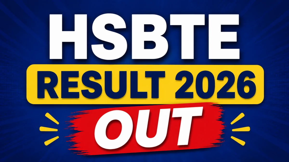 HSBTE Result 2026 – Direct Link to Check Haryana Diploma Semester Result & Download Marksheet PDF at hsbte.org.in
