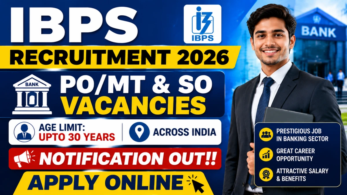 IBPS PO & SO Recruitment 2026 (Short Notice)