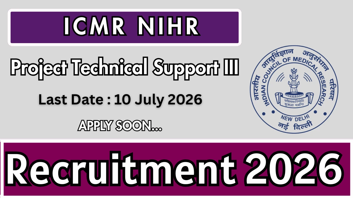 NIHR Project Technical Support III Recruitment 2026