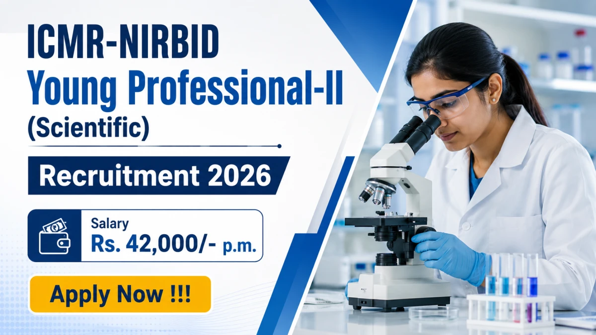 ICMR-NIRBID Young Professional-II Recruitment 2026