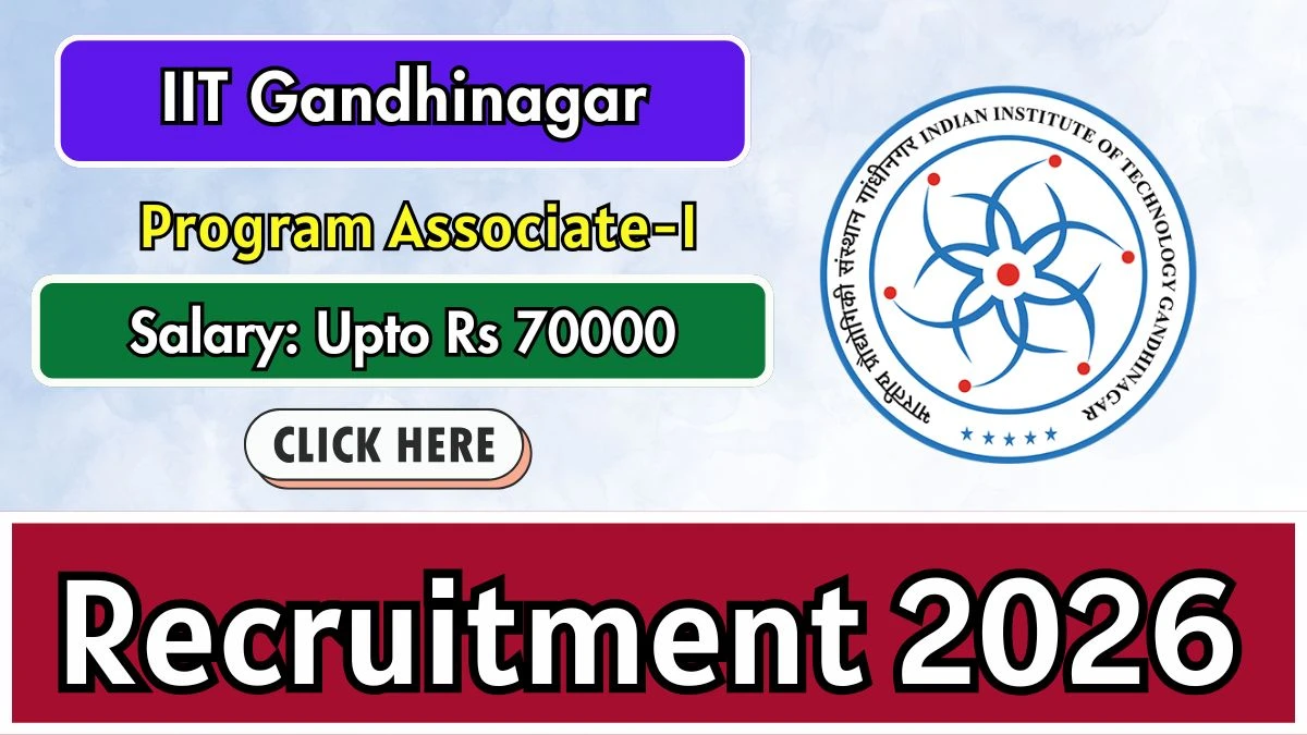 IIT Gandhinagar Program Associate Recruitment 2026