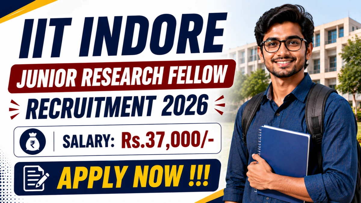 IIT Indore Junior Research Fellow Recruitment 2026