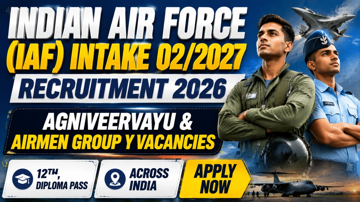 IAF Intake 02/2027 Recruitment 2026