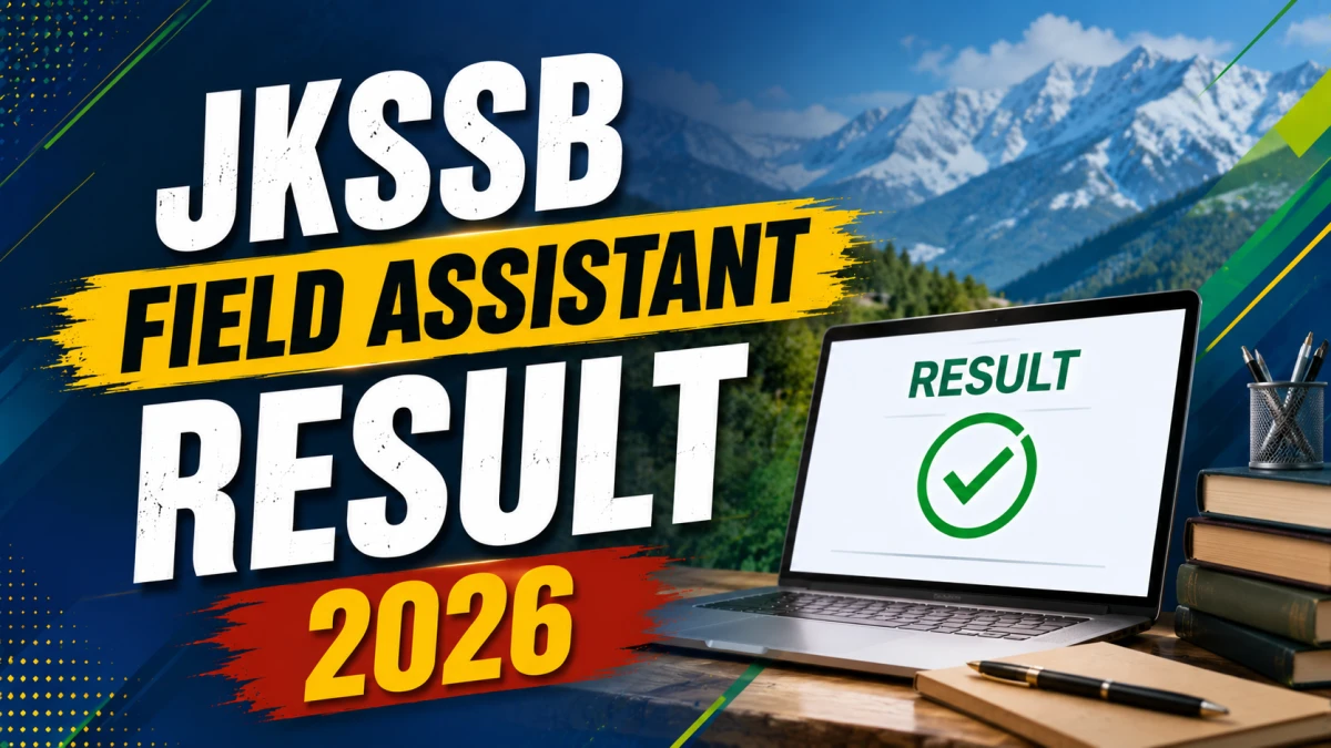 JKSSB Field Assistant Result 2026 PDF Download
