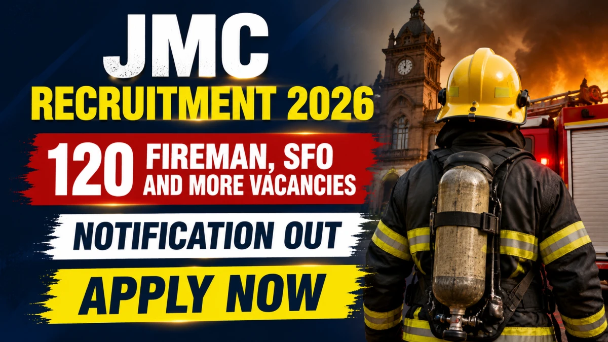 JMC Recruitment 2026 (Short Notice)