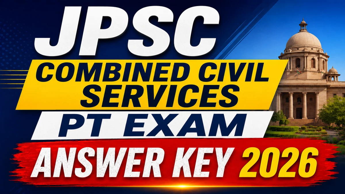 JPSC Answer Key 2026 – Final Corrected Key for CCSE Prelims 2025