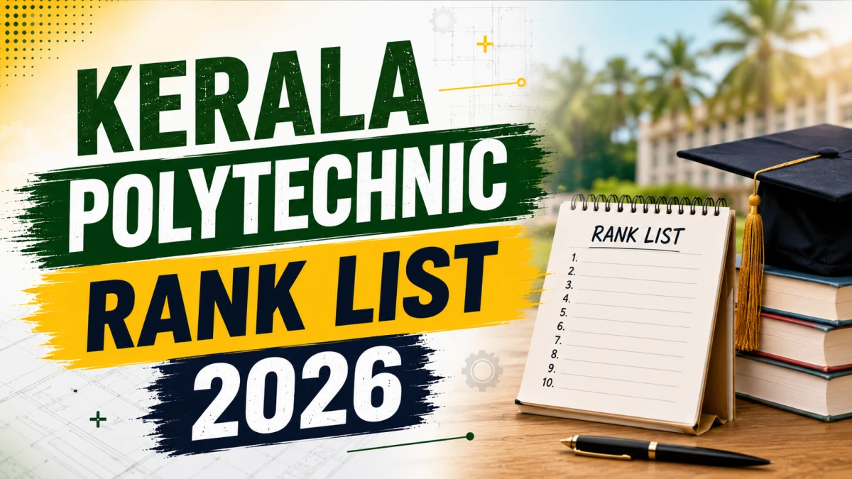 Kerala Polytechnic Rank List 2026