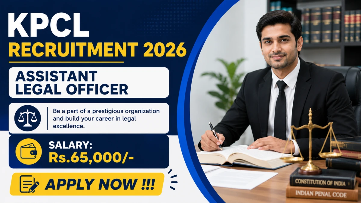 KPCL Assistant Legal Officer Recruitment 2026