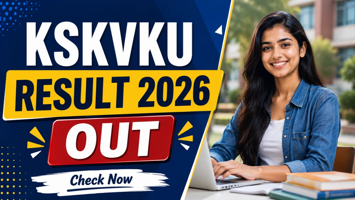 KSKVKU Result 2026 Out – Check MBA INT. Regular (June 2016) 4th, 6th & 8th Semester Results Online at kskvku.digitaluniversity.ac