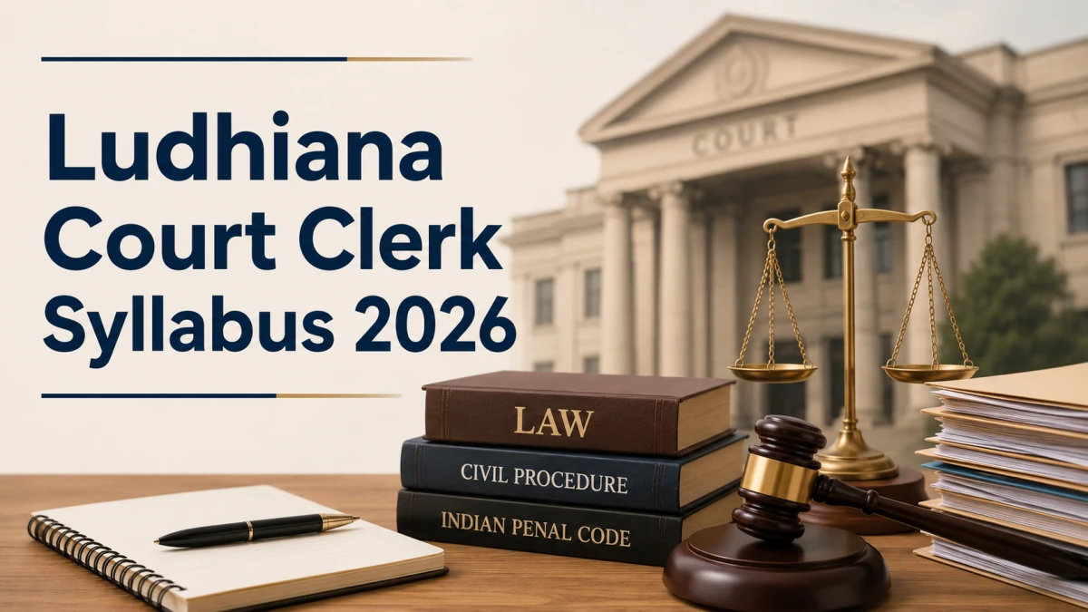 Ludhiana Court Clerk Syllabus and Exam Pattern 2026: Download PDF Here