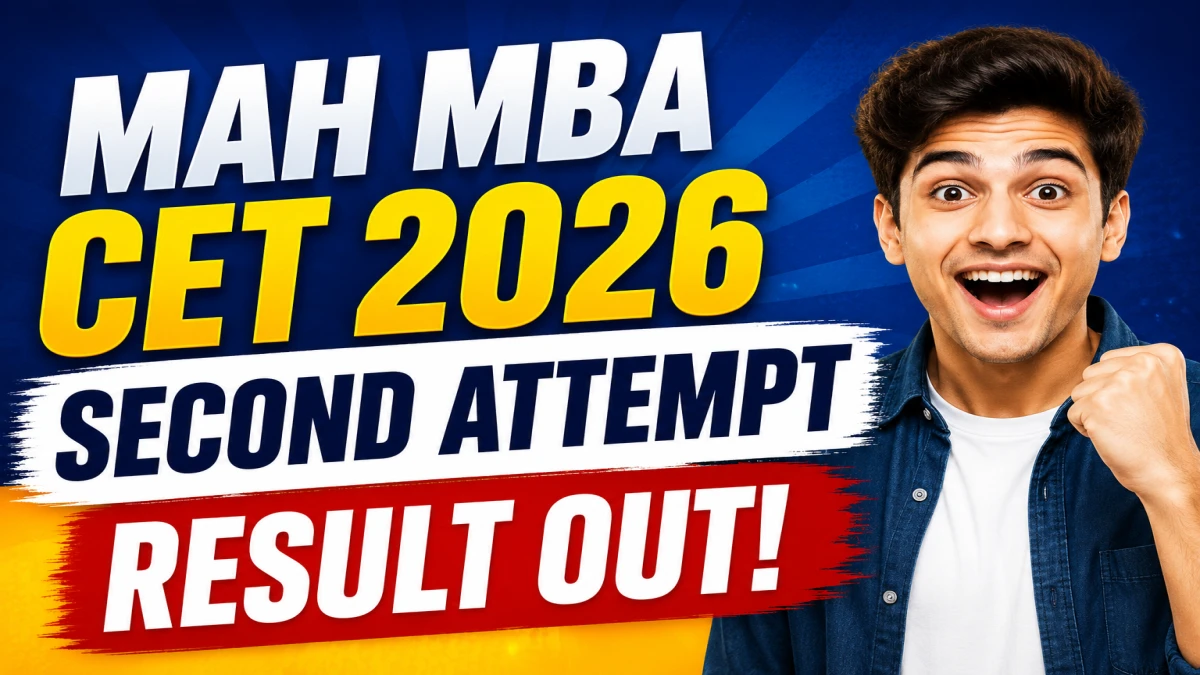 MAH MBA CET Second Attempt Result 2026