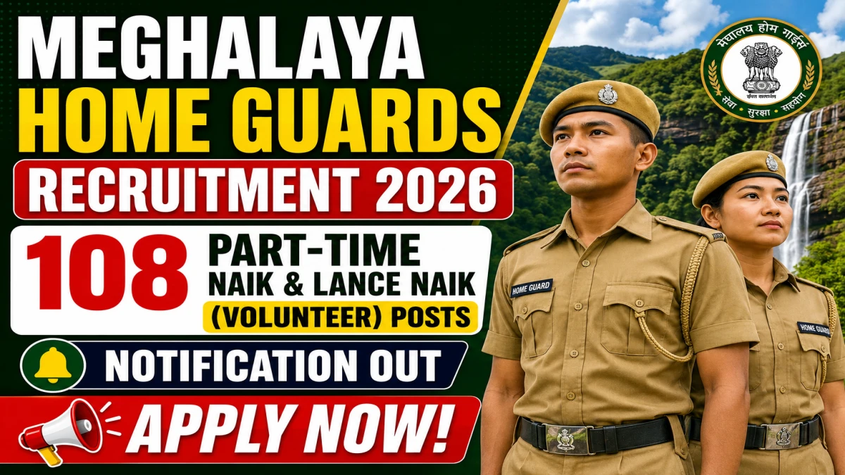 Meghalaya Home Guards Recruitment 2026