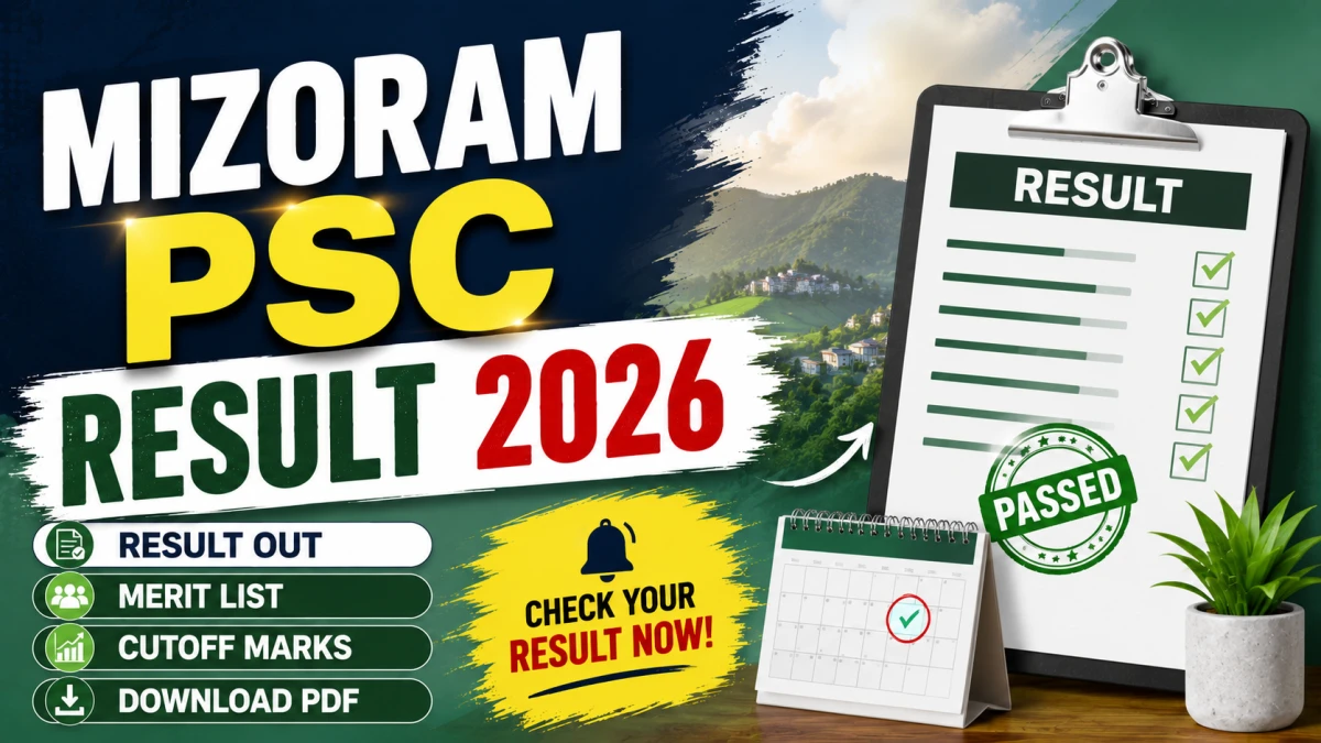 Mizoram PSC Result 2026 – Sub-Inspector and DSWO Download PDF