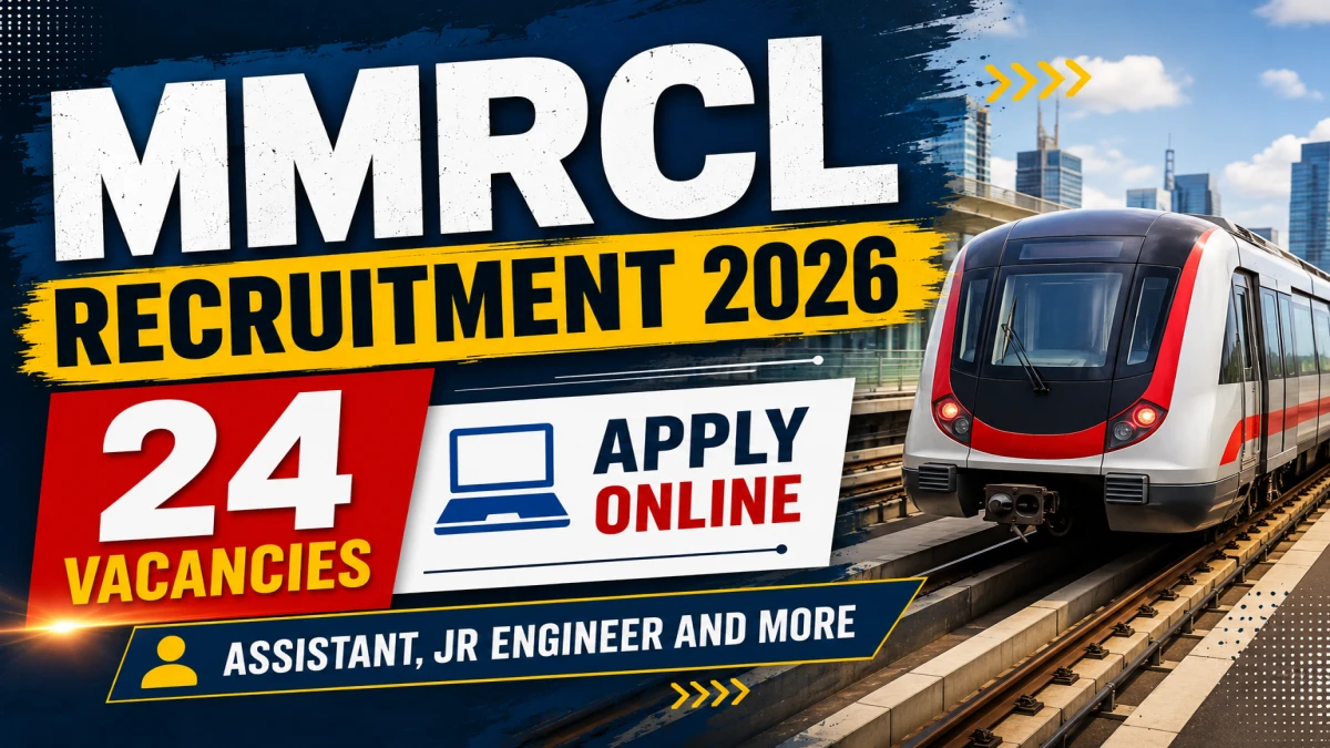 MMRCL Recruitment 2026 – Apply Online for 24 DGM, AM, JE, Assistant and Other Posts