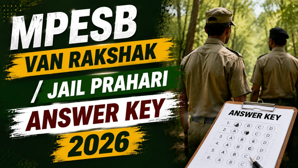 MPESB Van Rakshak and Jail Prahari Answer Key 2026